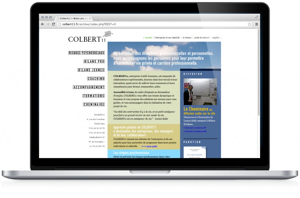 Site internet de Colbert 11